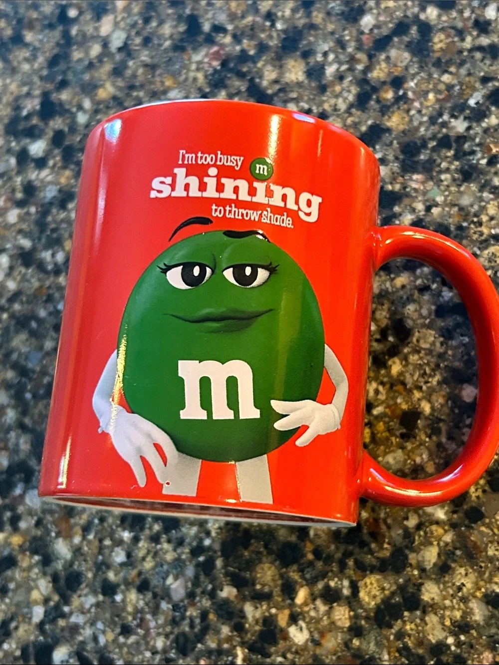 NEW M&M'S Red & Green Character Mugs Set